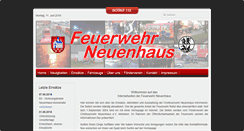 Desktop Screenshot of feuerwehr-neuenhaus.de